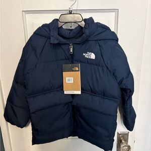 The North Face Kids Dark Blue Puffer Jacket
